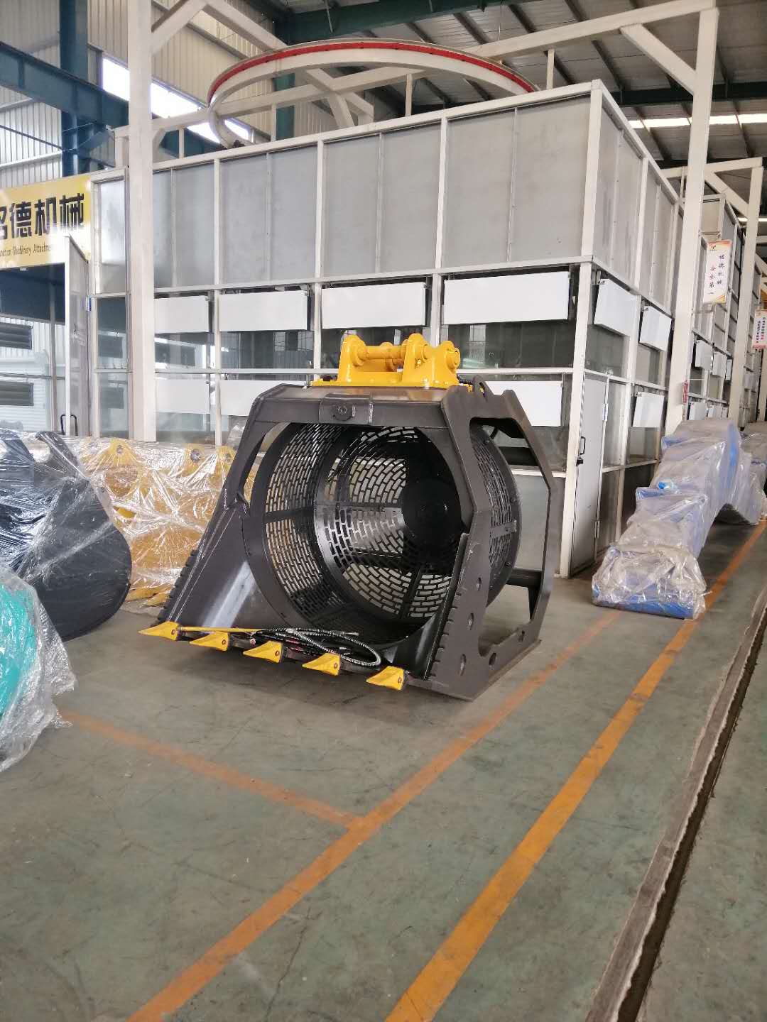 環(huán)保型挖機篩分斗的操作方式 環(huán)保型挖機篩分斗的操作方式