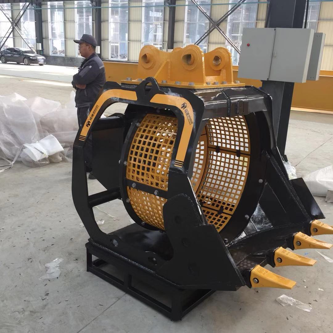 環(huán)保型挖機篩分斗的操作方式 環(huán)保型挖機篩分斗的操作方式